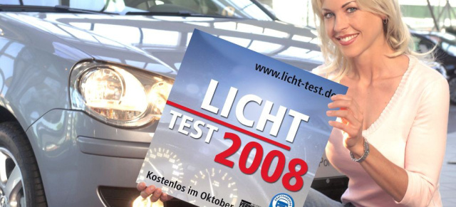 Licht Test: Sehen und gesehen werden: Kostenlose Beleuchtungsaktion für Autofahrer