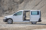 Cooles Caddy-Detail - Sitzbank wird zur Trennwand: VW Caddy „Flexible“ – Kasten und Personentransporter in einem Modell