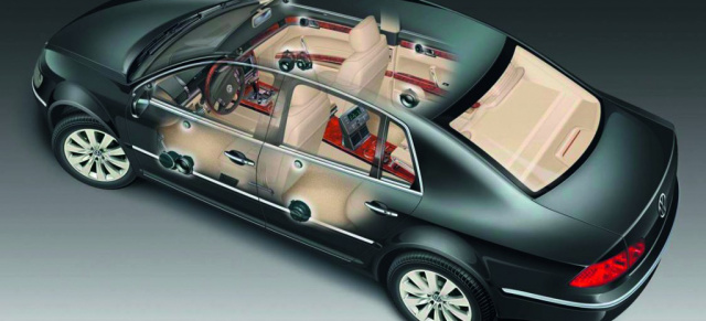 Der 1000 Watt-Phaeton mit perfekten Höhen und Tiefen: Dynaudio-System verwandelt Volkswagens Luxus-Limousine in einen rollenden Konzertsaal
