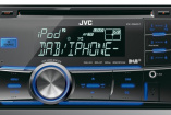 Digitalradio: Erster DAB+ Doppel-DIN-Receiver von JVC: Der brandaktuelle DAB/USB/CD Receiver KW-DB60ATE von JVC empfängt das neue DAB+ Format.