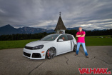 The Boss  Ein VW Golf 6 R, der keiner ist: Cin Cin Extremtuning am ultraflachen Italo-GTD