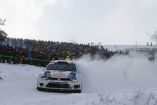 Rallye Monte Carlo  der etwas andere Wintersport im Polo WRC: Eistanz Monte: Volkswagen zieht positive Halbzeit-Bilanz
