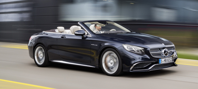 Frischluft-Action mit 630 PS: Das neue Mercedes-AMG S 65 Cabriolet