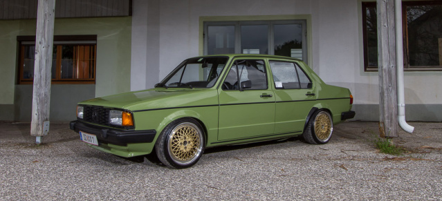 VW Jetta 1 16V mit BBS, Ladedruck und Tiefe: Der Turbofrosch macht die Straße unsicher