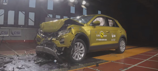 Volle Punktzahl beim Euro NCAP-Crashtest: VIDEO: VW Polo und T-Roc im Crashtest