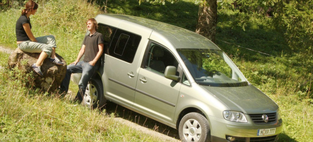 Der Allrad-Caddy: Erster VW Caddy mit serienmäßigen Allradantrieb
