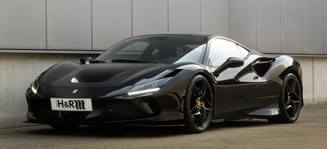 Effetto molto bene: Ferrari F8 Tributo mit H&R Tieferlegungsfedern