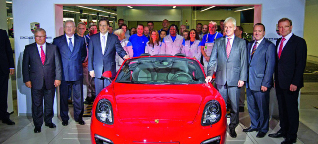 Made in Osnabrück  der Porsche Boxster: Erster Porsche Boxster im VW-Werk Osnabrück produziert