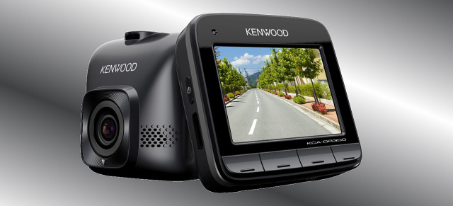 Coole Videos & Fotos beim Fahren: Neue Kenwood Full HD-Dashcam mit GPS, G-Sensor und 6,1 cm Farb-Display