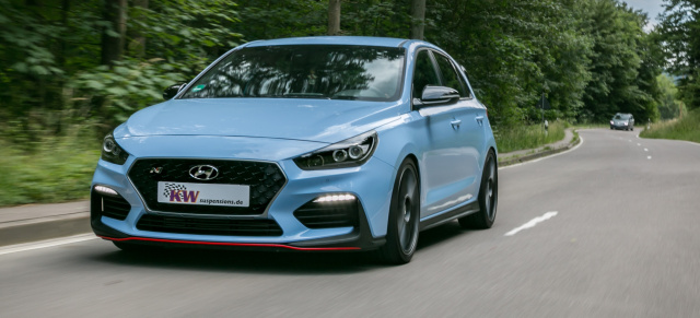 Mehr Fahrdynamik: KW Gewindefahrwerk für den Hyundai i30 N 