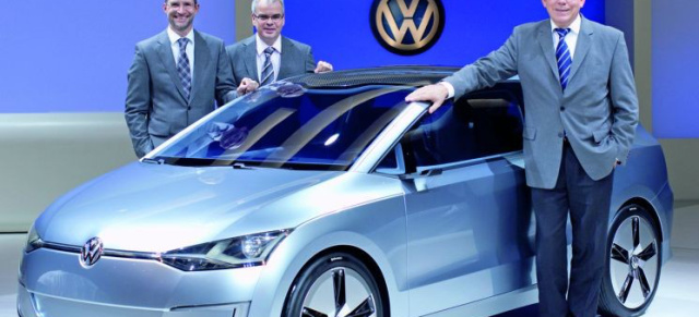 Premiere: Volkswagen zeigt Up Lite in Los Angeles: Volkswagen Studie Up! Lite verbraucht nur 2,44 l/100 km 
