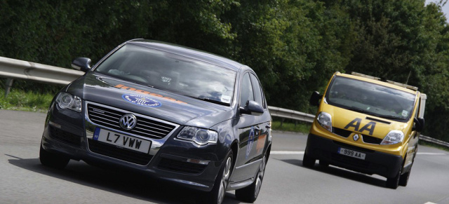 2.463 Kilometer ohne Tankstopp  Weltrekord für den Passat BlueMotion: VW Passat 3C fährt ins Guiness Buch der Rekorde 
