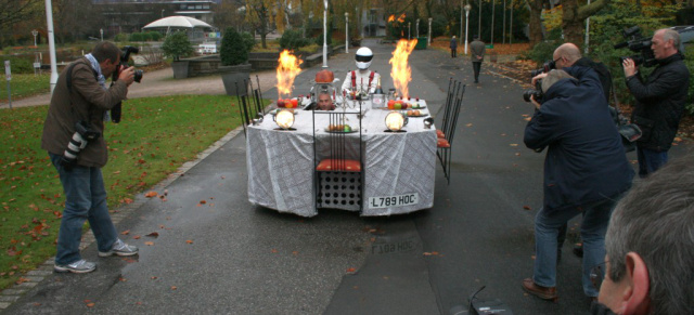 Essen auf Räder: das schnellste Menü der Welt: Sensationelle Crazy-Car-Neuheiten auf der Essen Motor Show