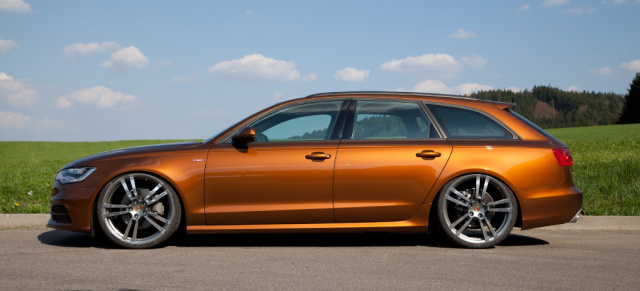 Audi A6 tieferlegen mit dem iPhone: KW dlc airsuspension-App für Serienluftfahrwerke
