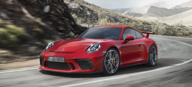 Genf 2017 - Der neue Porsche 911 GT3: Der 500 PS-Sauger 