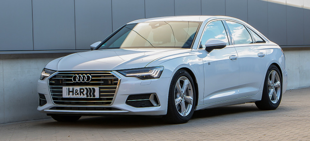 Upgrade für die Premium-Klasse: H&R Sportfedern für den neuen Audi A6 (2019)