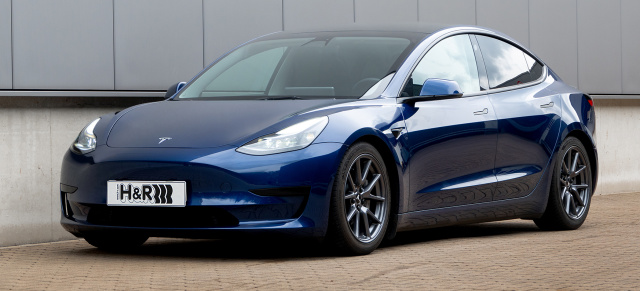 Fahrspaß präzisiert: H&R Stabilisatoren fürs Tesla Model 3