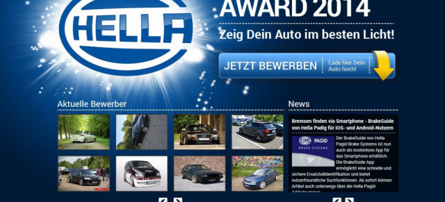 Toller Zwischenstand beim HELLA SHOW & SHINE AWARD: SONAX-Fahrzeugpflege für die Bewerber der Vorrunde