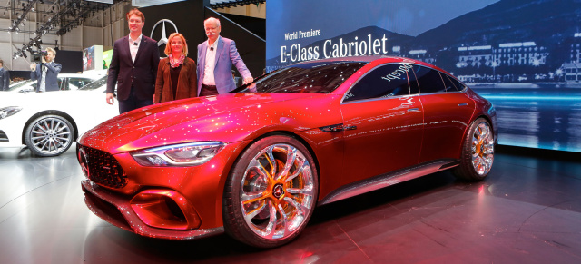 Genf 2017 - Mercedes-AMG GT Concept Showcar: Mercedes nimmt den Porsche Panamera & Co ins Visier