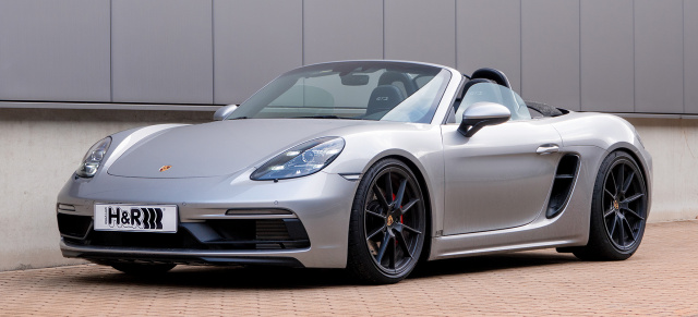 Alles Einstellungssache: H&R Gewindefedern für den Porsche 718, Boxster und Cayman
