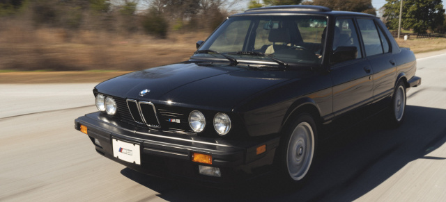 Sechs Richtige: Der schwarze Hai: BMW M5 E28 als US-Version