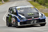 VW Polo R Supercar lässt die Berge zittern: Petter Solberg beim Simola Hillclimb im WRX-Polo