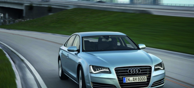 Endlich: Serienversion des Audi A8 Hybrid kommt 2012: 4-Zylinder Benzinmotor und E-Motor im Oberklasse Audi 