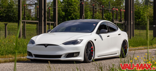 Tesla-Tuning für mehr Reichweite?: Gewindefahrwerk fürs Tesla