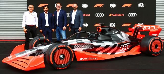 Knaller! Audi steigt in die Formel 1 ein: Audi baut Formel-1-Motor - in Deutschland!