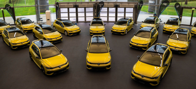 Ganz in Gelb!: VW Golf R 333 – Die ersten Fahrzeuge sind ausgeliefert