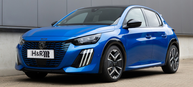 Allez les Bleus: H&R Sportfedern für den Peugeot 208 Hybrid