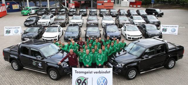 Hannover 96 fährt Volkswagen : Kräftiger Zuwachs bei der Mannschaft von Hannover 96