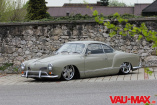 Low Lifestyle  Karmann Ghia als Flachmann: 1966er Typ 14 mit Airride und 17 Zoll Fuchs-Felgen
