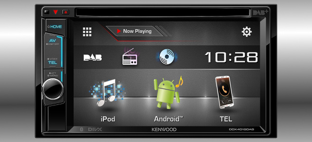 Bluetooth-Moniceiver für Einsteiger mit Digitalradio-Empfang: Brandneuer  Kenwood DDX4016DAB mit DAB+Tuner und Android Music Control
