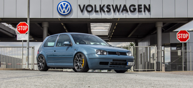 Show, Shine und schnell: Dieser VW Golf 4 glänzt auf Tuning-Treffen und Rennstrecke