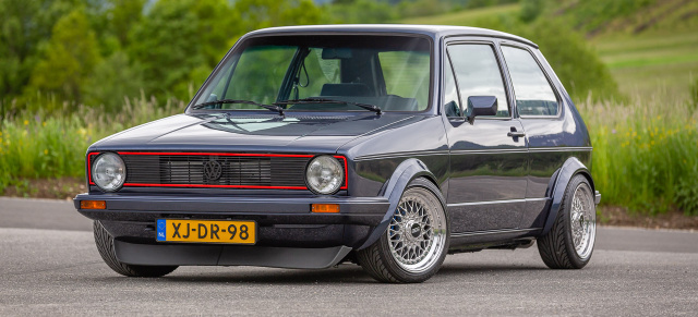 Der „wilde“ Einser: Eddys VW Golf 1 Pirelli GTI im Bestzustand