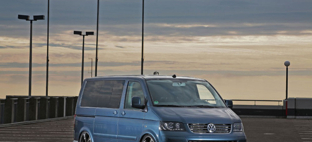 Luftfederung 2.0 für den VW T5 : Tuner bietet automatisches Luftfahrwerk für den Bulli