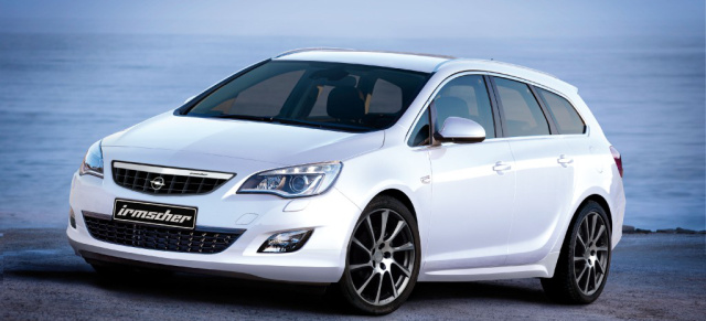 Mehr Sport für dem Astra Sports Tourer: Irmscher bietet erste Tuningteile für den neuen Opel Astra Kombi