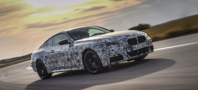 Unterwegs mit der BMW Prototypen-Erprobung: Erste Fahrt im neuen BMW 4er Coupé (2020)