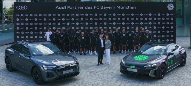 Neue Dienstwagen für den FC Bayern München: Diese Audis fahren die Fussballprofis in der neuen Sasion