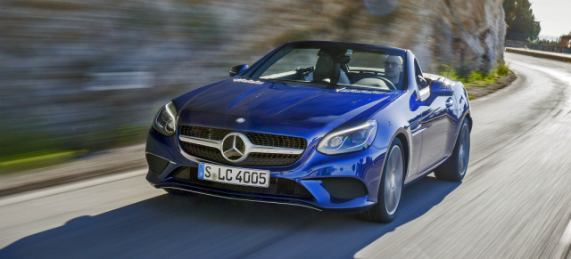 Fahrbericht: Mercedes-Benz SLC Roadster  (2016): Unterwegs im Mercedes-Benz SLC - Sportlich, Leicht & Compact