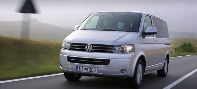 Der neue VW Bulli  Erste Bilder und Infos auf VAU-MAX.de: 2010er Transporter, Multivan, Caravelle und California ab Herbst
2009
