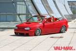 Rote Liebe rostet nicht - Golf 3 Cabrio Tuning: Dreier Cabrio mit Teilen vom VR6 und 60 PS-Golf