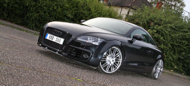 Phönix van der Assche: OEM+ Tuning am 2007er Audi TT: Phantomschwarzes Designcoupé mit magmaroter Seele