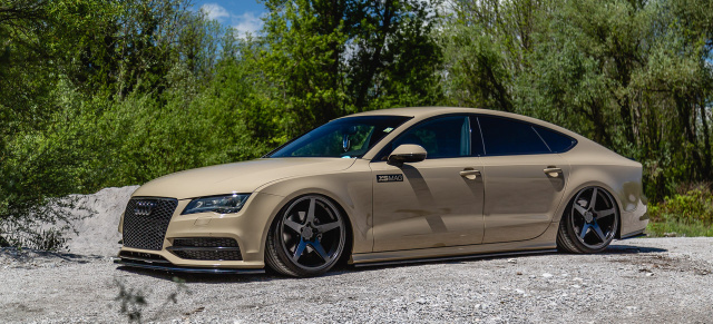 Die verflixte Sieben: Sexy Audi A7 im Mocca-Muskel-Look