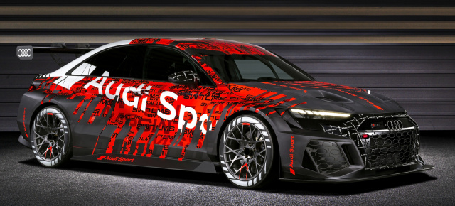 Audi Sport präsentiert neuen TCR-Renner: Audi RS3 als Rennversion debütiert vor dem Serienmodell