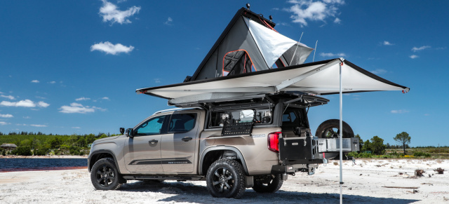 Amarok PanAmericana und T7 als Camper: VW Amarok „California“ – Der Überall-Camper