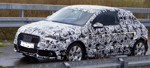 Audi A1 Erlkönig entdeckt!: So schaut der neue Audi A1 aus - als Dreitürer!