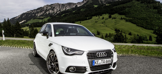 The sport is back  ABT Sportsline macht den A1 Sportback zum AS1: ABT Tuning: Coole Optik und bis zu 210 PS von ABT für den Audi A1 Sportback