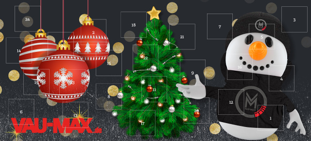 Jeden Tag eine neue Gewinnchance, im VAU-MAX.de-Adventskalender: Der VAU-MAX.de Adventskalender - 15. Dezember 2016